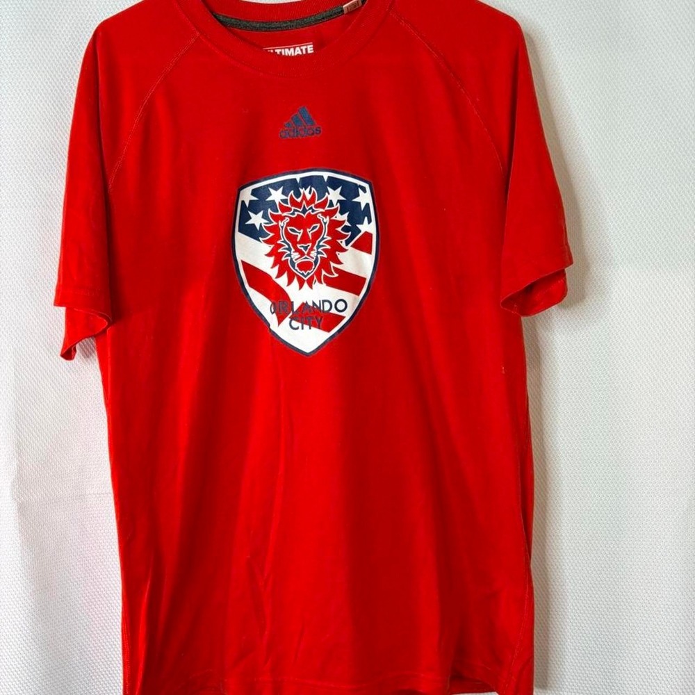 Adidas ultimate Orlando City Soccer Red White RED Tee
